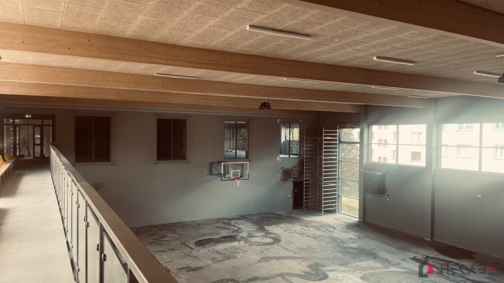 Szkoła Podstawowa Będzin — projekt Hekabe, wykończenia wnętrz premium