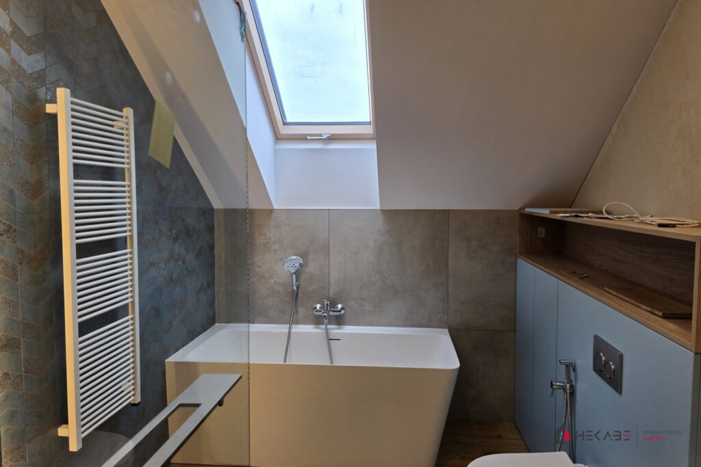 Łazienka Gawronów Katowice — realizacja Hekabe 5