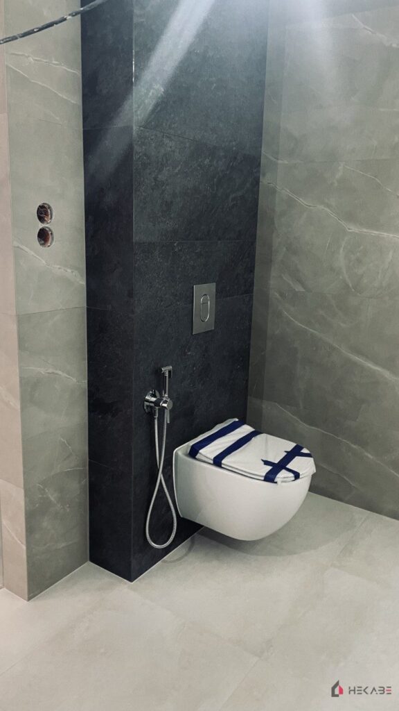 Łazienka Kochłowice Ruda Śląska — projekt Hekabe, wykończenia wnętrz premium