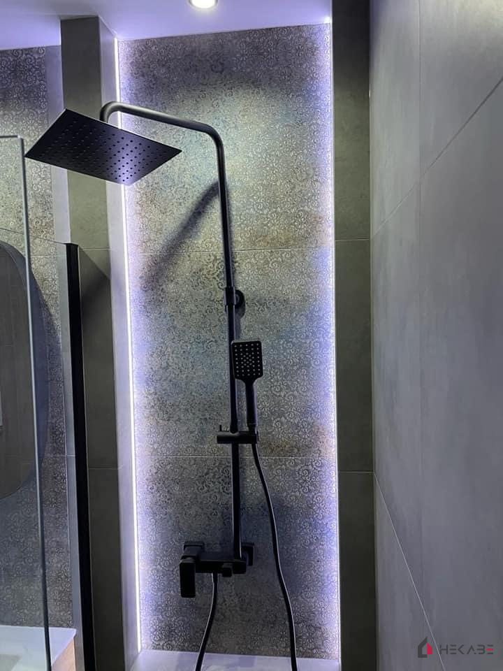 Łazienka Osiedle Franciszkańskie Katowice — projekt Hekabe, wykończenia wnętrz premium