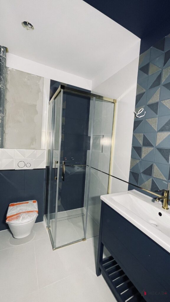 Łazienka Ratanice I Katowice — projekt Hekabe, wykończenia wnętrz premium