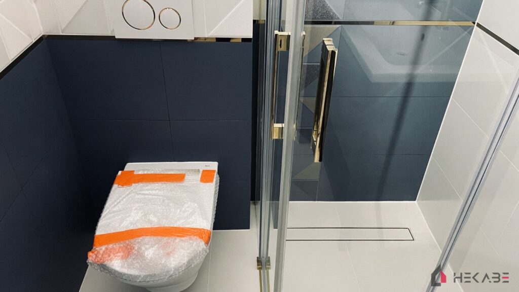 Łazienka Ratanice I Katowice — projekt Hekabe, wykończenia wnętrz premium