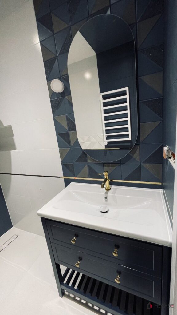 Łazienka Ratanice I Katowice — projekt Hekabe, wykończenia wnętrz premium