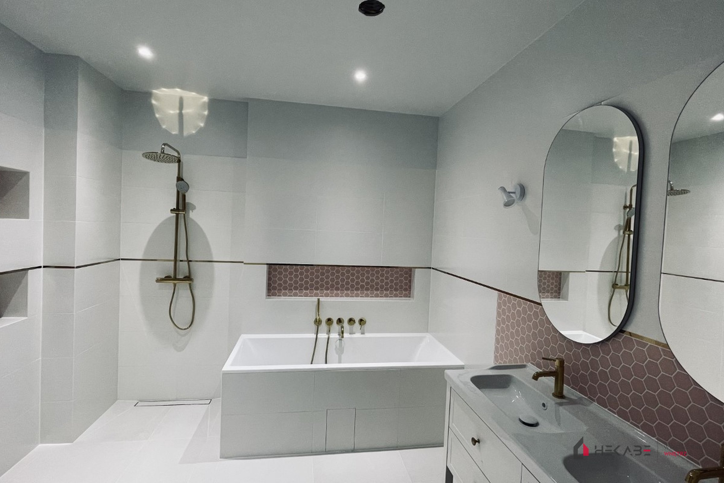 Łazienka Ratanice II Katowice — realizacja Hekabe 1