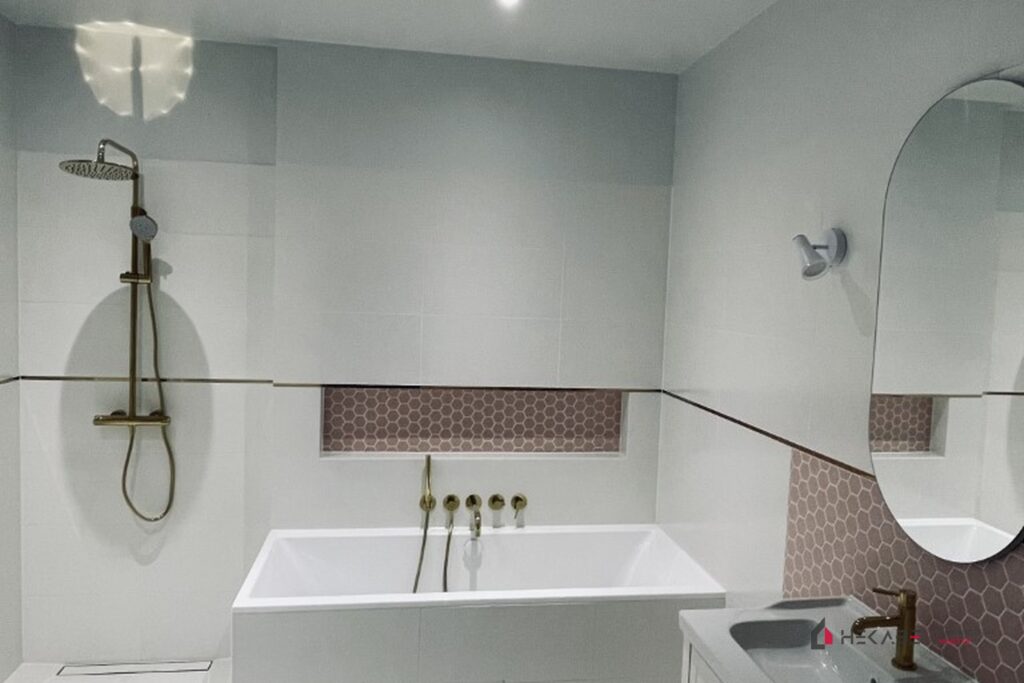 Łazienka Ratanice II Katowice — realizacja Hekabe 4