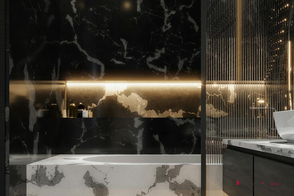 Łazienka Smolna Katowice — realizacja Hekabe 4