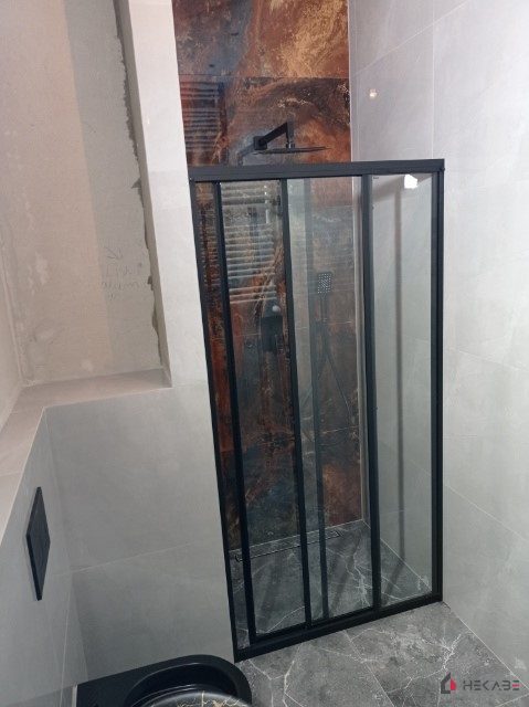 Łazienka Sobieskiego Katowice — projekt Hekabe, wykończenia wnętrz premium