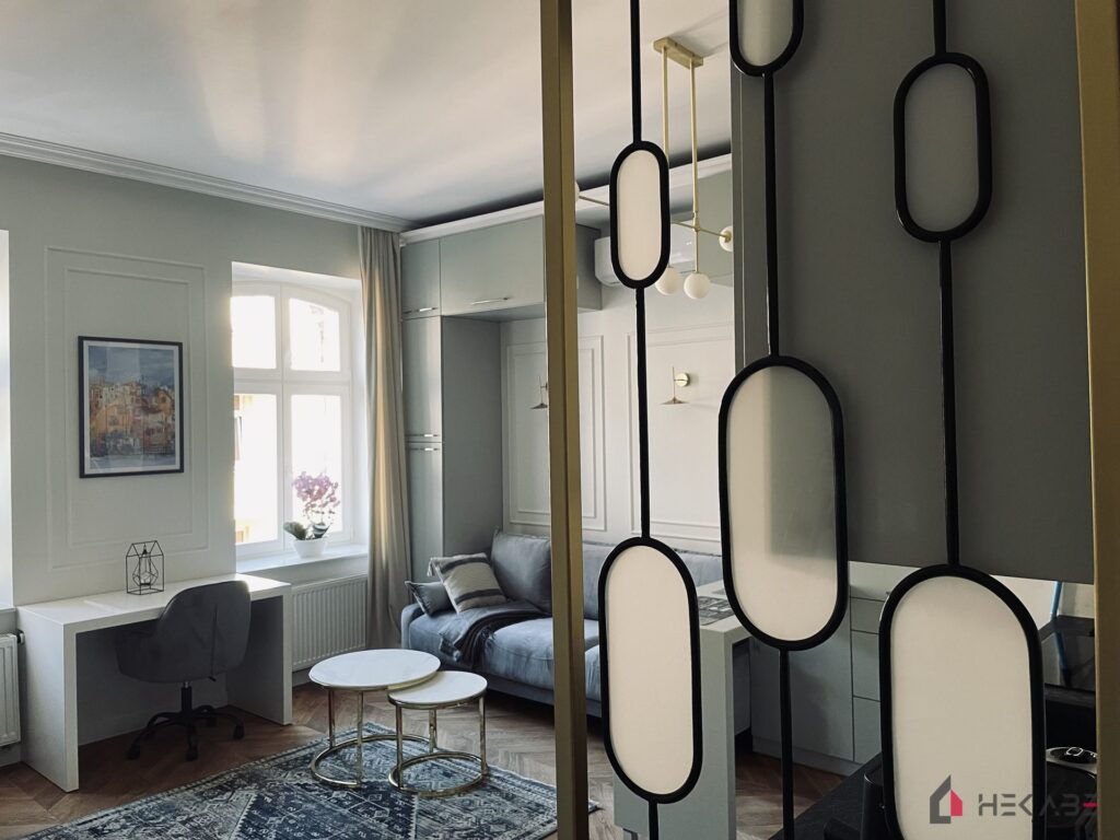 Apartament w Atal Towers Katowice — projekt Hekabe, wykończenia wnętrz premium