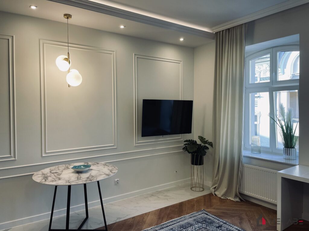 Apartament w Atal Towers Katowice — projekt Hekabe, wykończenia wnętrz premium