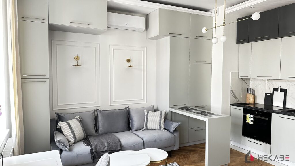 Apartament w Atal Towers Katowice — projekt Hekabe, wykończenia wnętrz premium