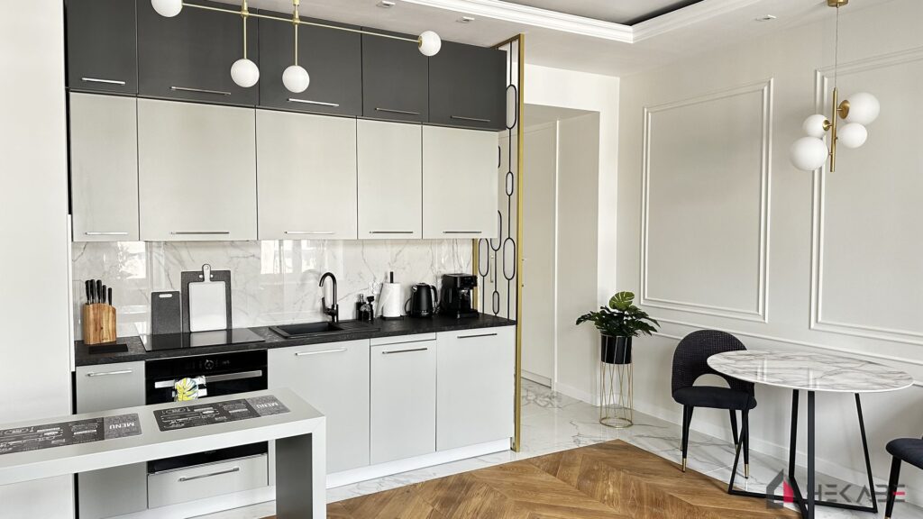 Apartament w Atal Towers Katowice — projekt Hekabe, wykończenia wnętrz premium