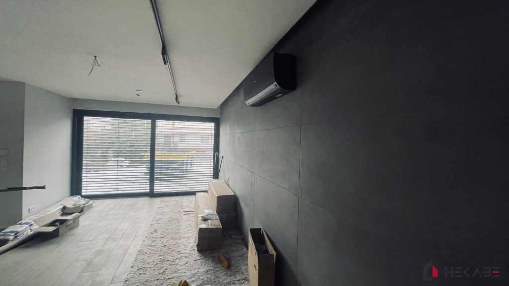 Mieszkanie Ceglana Katowice — projekt Hekabe, wykończenia wnętrz premium