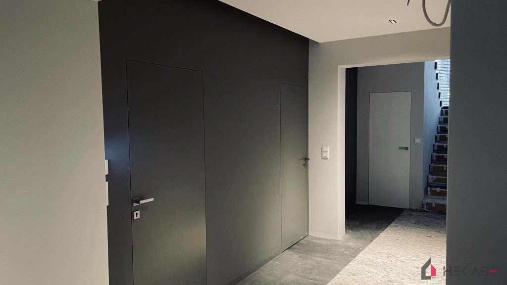 Mieszkanie Ceglana Katowice — projekt Hekabe, wykończenia wnętrz premium