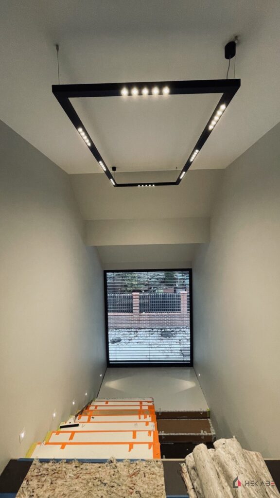 Mieszkanie Ceglana Katowice — projekt Hekabe, wykończenia wnętrz premium