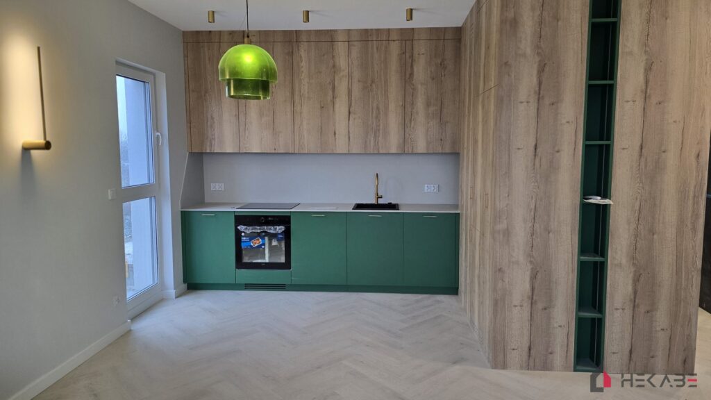 Mieszkanie Ceglana II Katowice — projekt Hekabe, wykończenia wnętrz premium