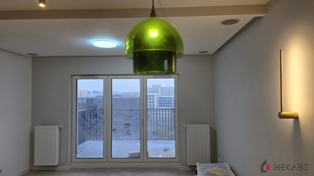 Mieszkanie Ceglana II Katowice — projekt Hekabe, wykończenia wnętrz premium