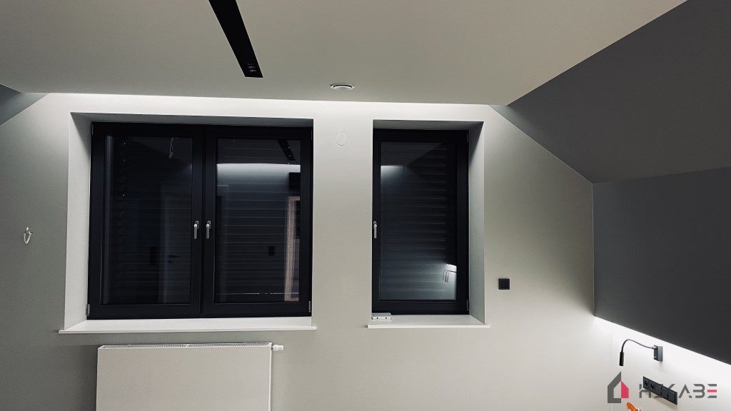 Mieszkanie Ceglana Katowice — projekt Hekabe, wykończenia wnętrz premium