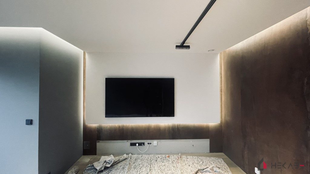 Mieszkanie Ceglana Katowice — projekt Hekabe, wykończenia wnętrz premium