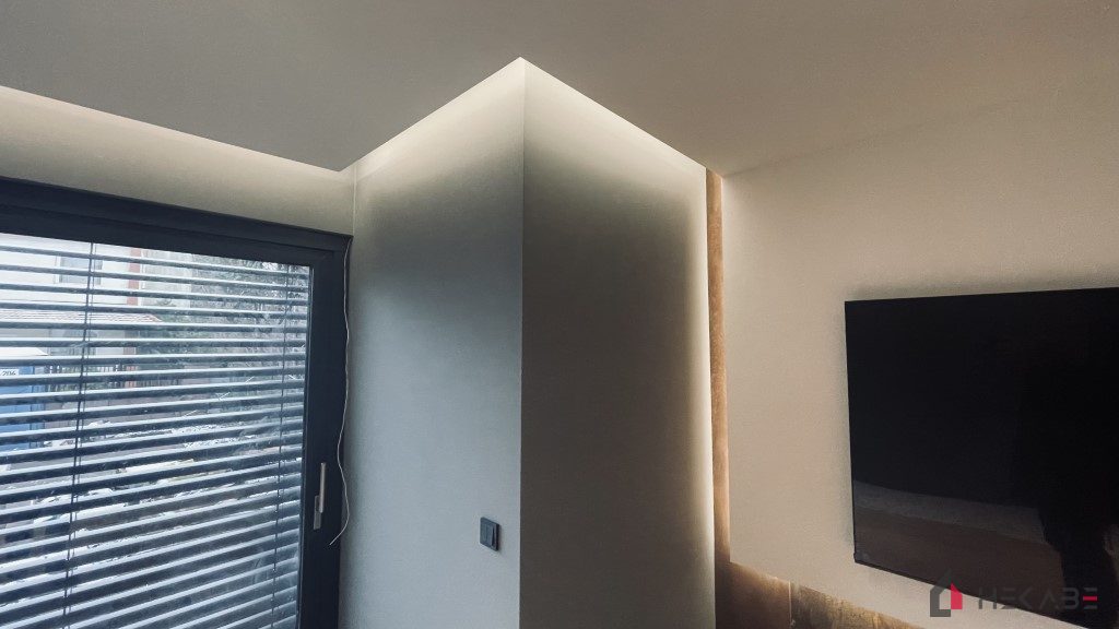 Mieszkanie Ceglana Katowice — projekt Hekabe, wykończenia wnętrz premium