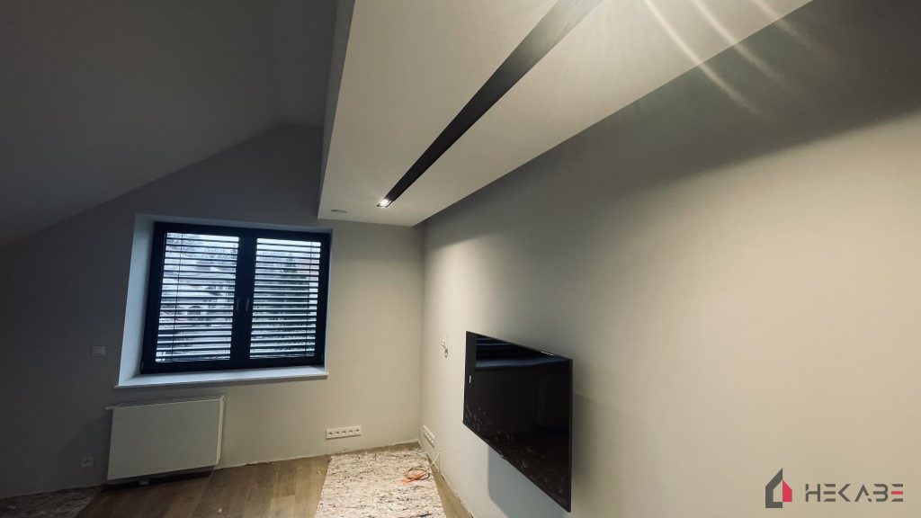 Mieszkanie Ceglana Katowice — projekt Hekabe, wykończenia wnętrz premium