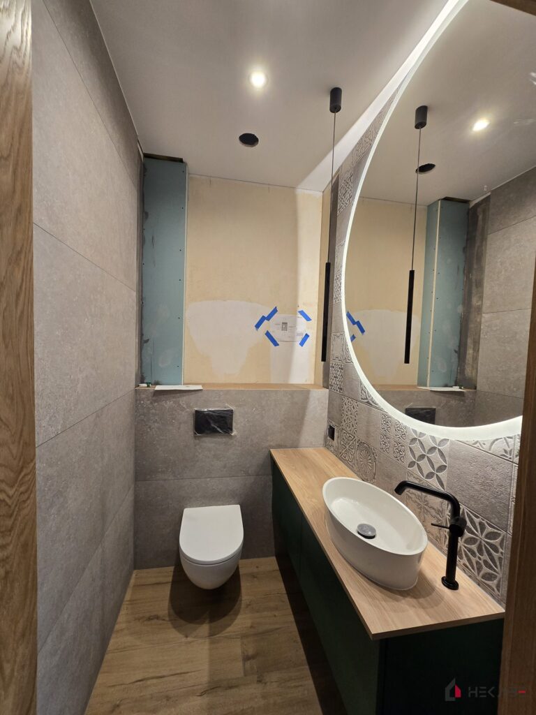 Mieszkanie Gawronów Katowice — projekt Hekabe, wykończenia wnętrz premium