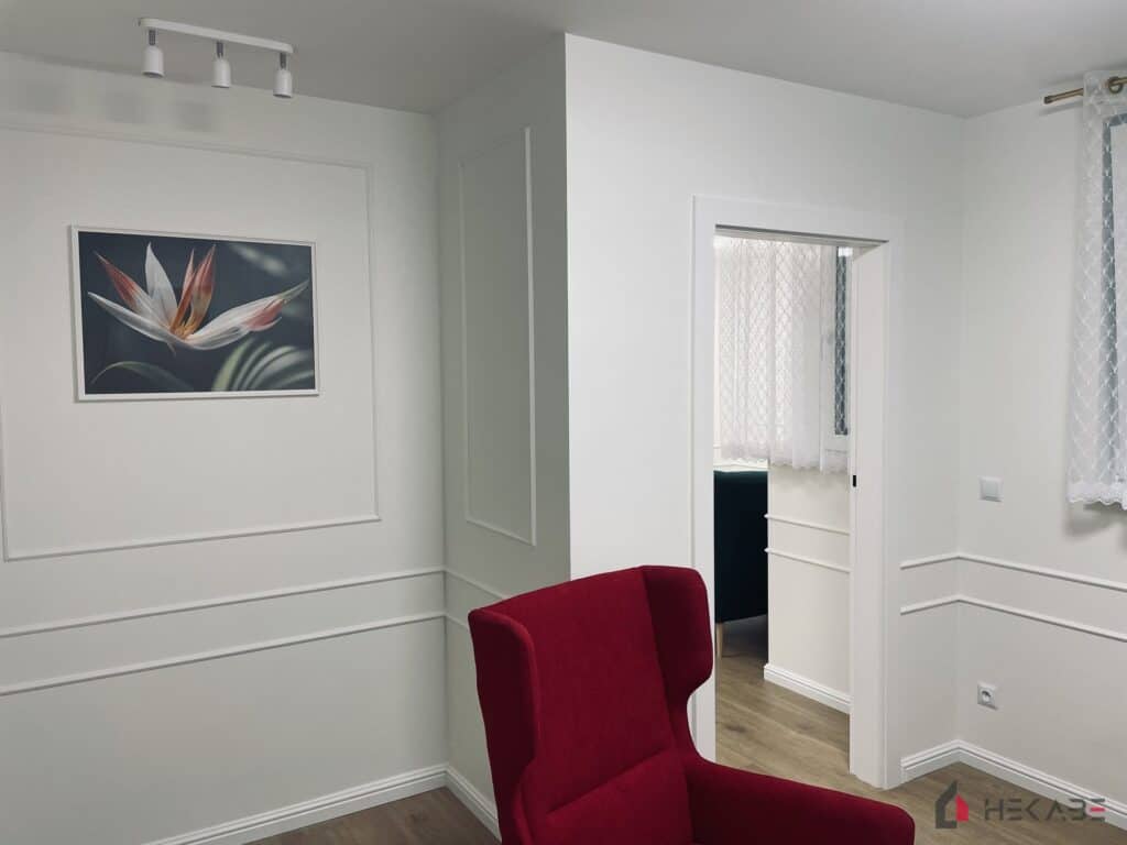 Mieszkanie Przemysłowa Katowice — projekt Hekabe, wykończenia wnętrz premium