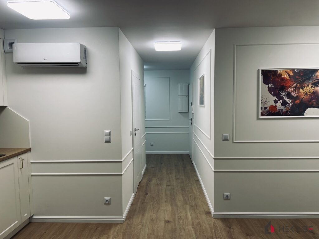 Mieszkanie Przemysłowa Katowice — projekt Hekabe, wykończenia wnętrz premium