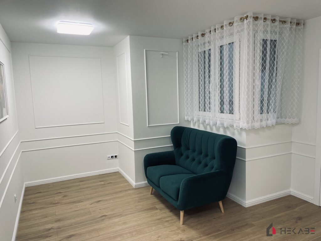 Mieszkanie Przemysłowa Katowice — projekt Hekabe, wykończenia wnętrz premium